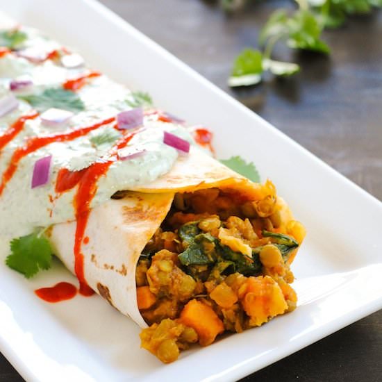 The Big Ol’ Lentil Burrito