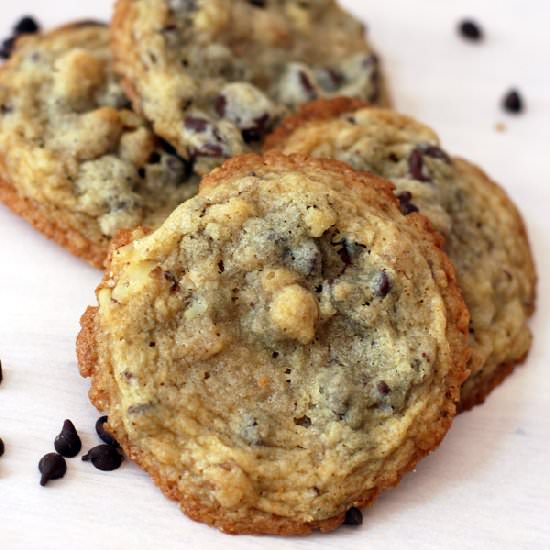 Crisp Chocolate Chip Cookies