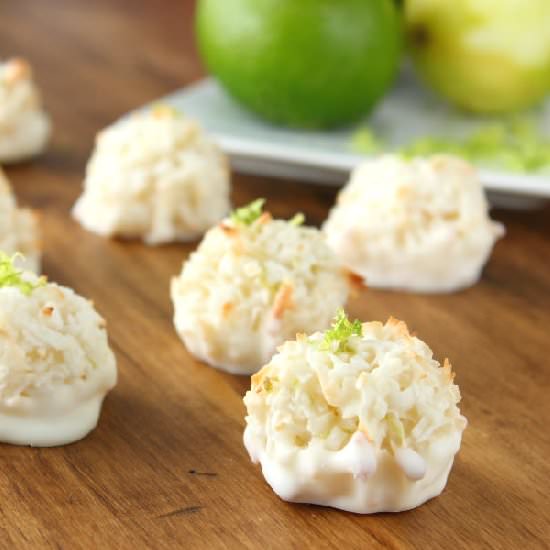 Coconut Lime Macaroons