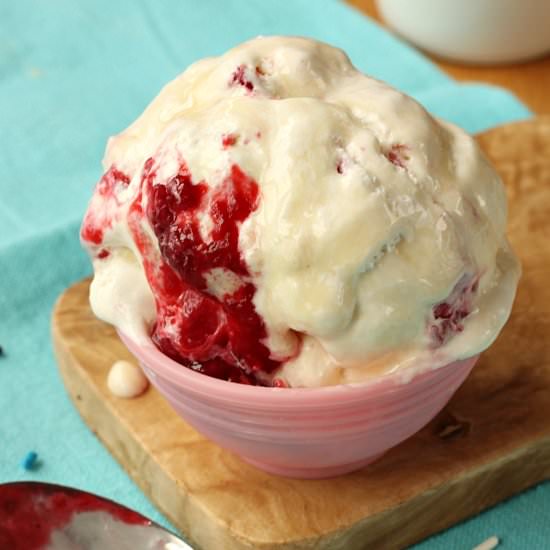 Low Fat 3 Ingredient No Churn Ice