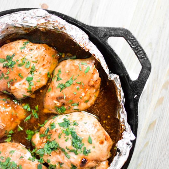 Honey and Sriracha Glazed Chicken