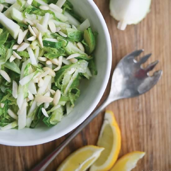 Shredded Brussels Sprouts Salad