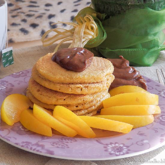 Pancakes with Amaranth Flakes