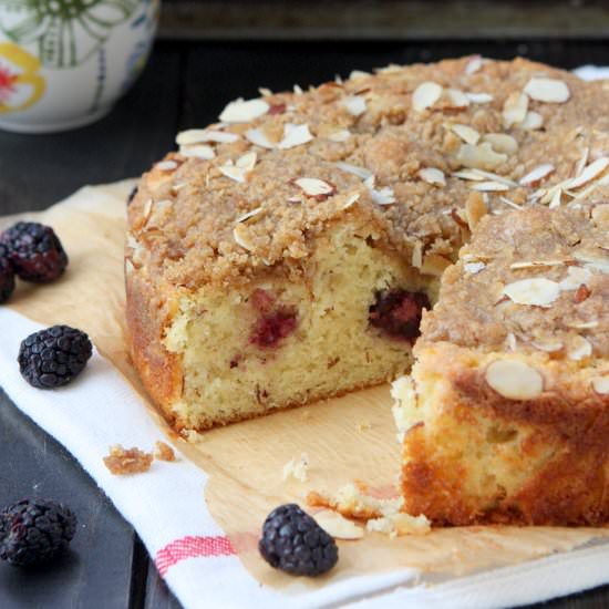Blackberry Almond Coffee Cake