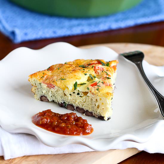 Skinny Southwestern Quiche