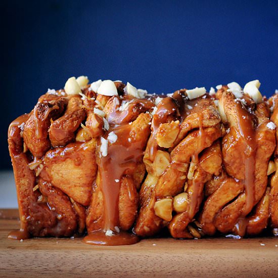 Salted Caramel Macadamia Bread