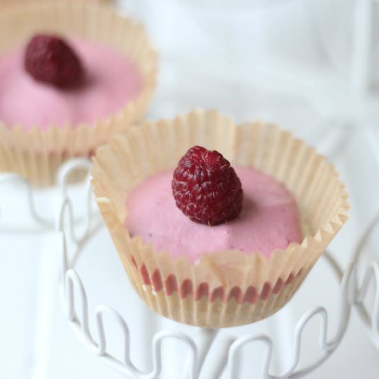 No Bake Raspberry “Cheesecake”