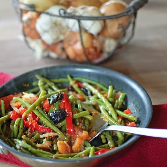 Italian-style green beans
