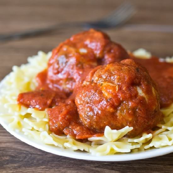 Pepperoni Pizza Meatballs