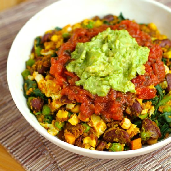 Pumpkin Chili Mexican Scramble