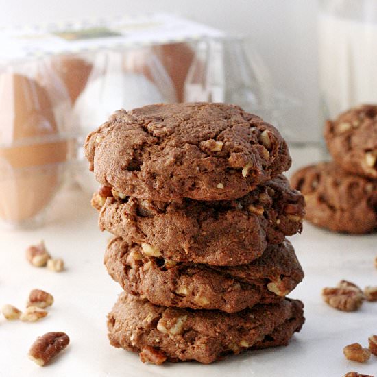 Guilt-Free Cocoa Pecan Cookies