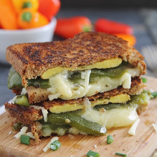 Chili Grilled Cheese Sandwich