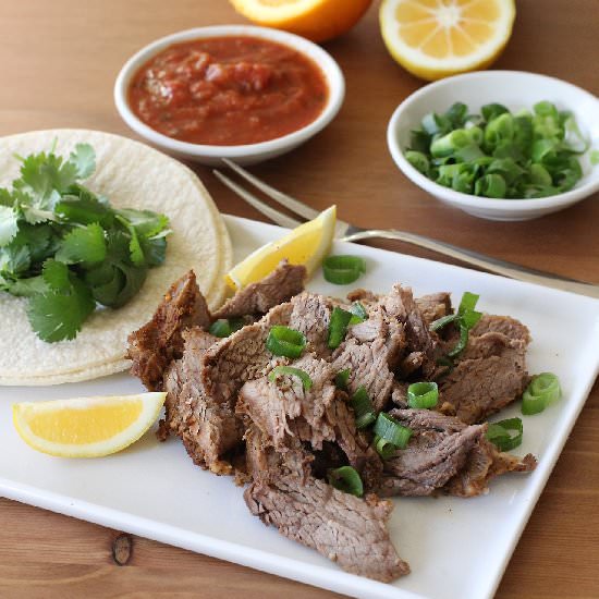 Slow Cooker Citrus Tequila Beef