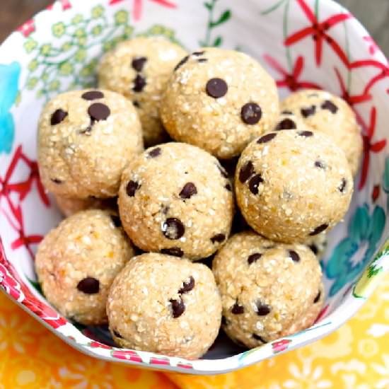 Vegan Cookie Dough Truffles