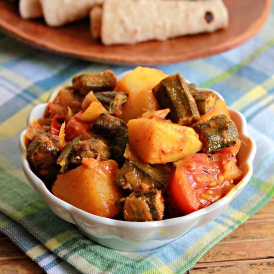 Okra And Potato Curry