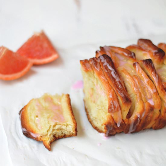 Grapefruit Pull-Apart Bread
