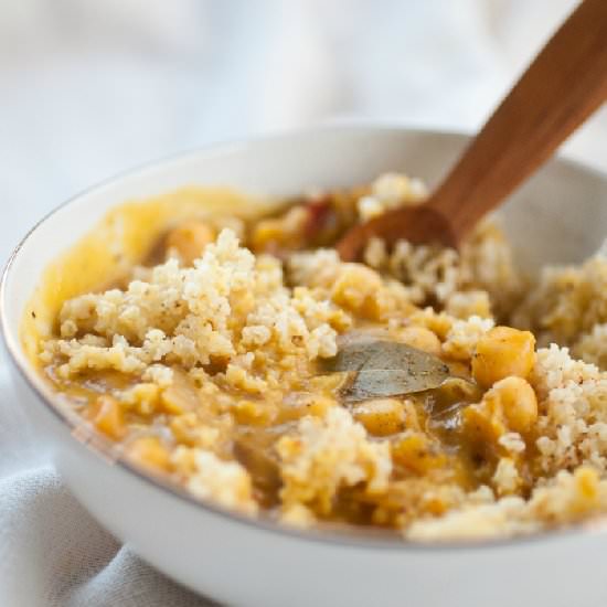 Creamy Butternut Chickpea Millet
