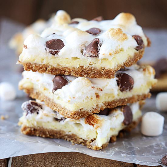 S’mores Cheesecake Bars!