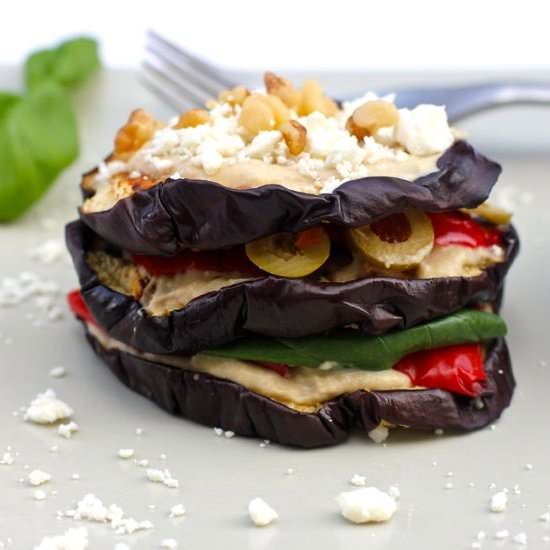 Mediterranean Eggplant Stack