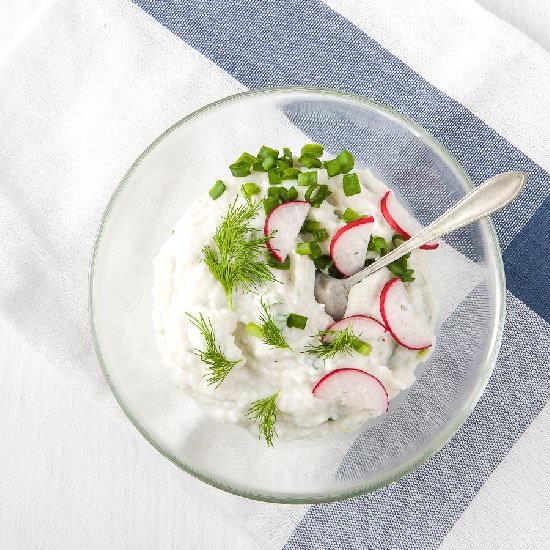 Vegan Cottage Cheese with Chives