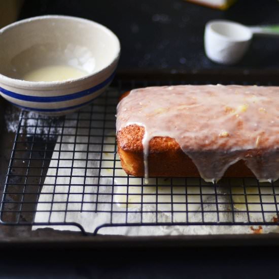 Glazed Orange Ricotta Cake