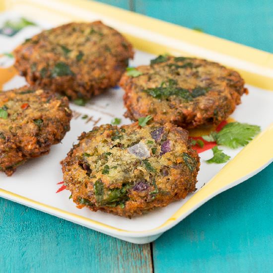 Moong Sprouts Masala Vadai