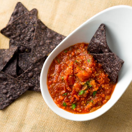 Homemade Tomato Salsa