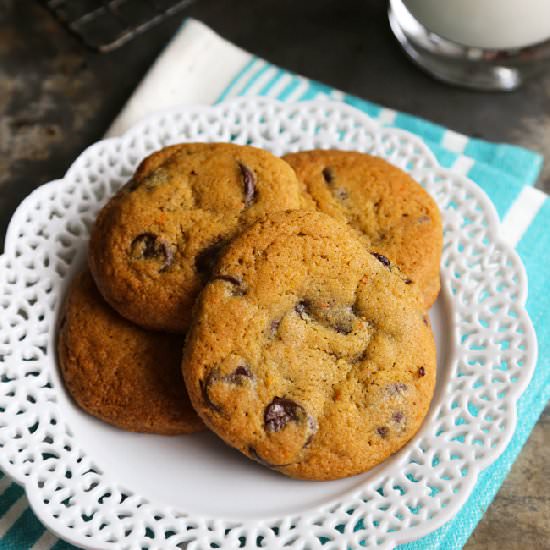 Spiced Orange Chocolate Chip Cookie