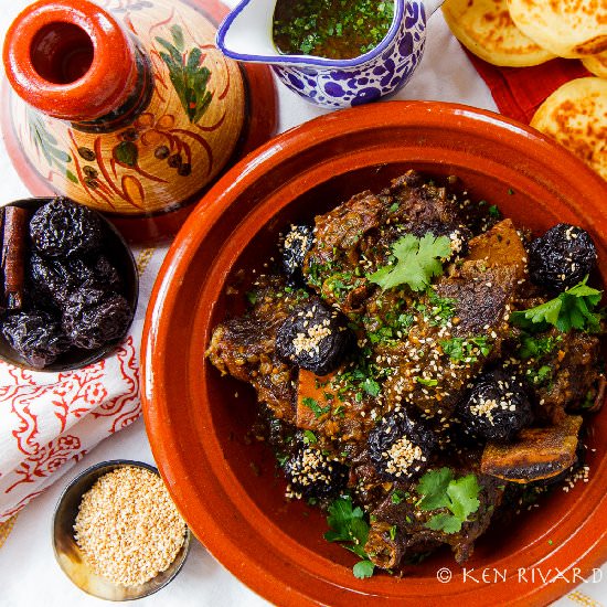 Moroccan Short Ribs with Prune