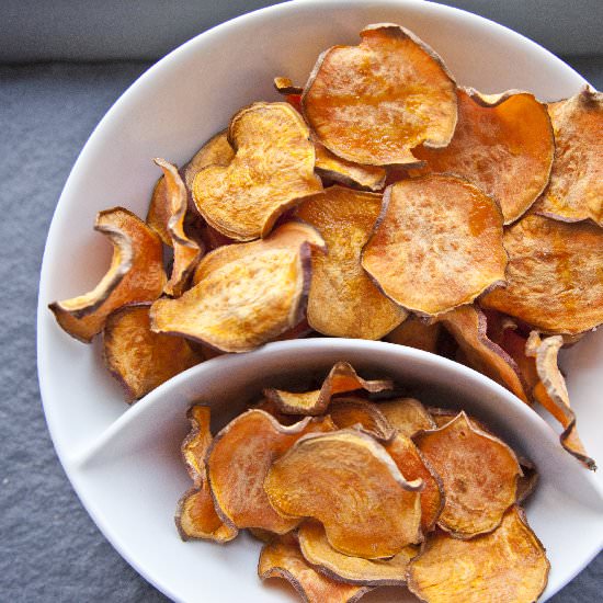 Baked Sweet Potato Chips
