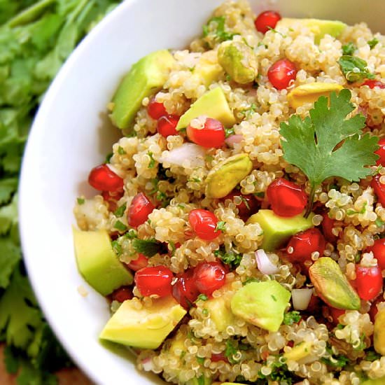 Three Herb Quinoa Salad