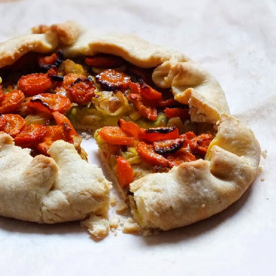 Vegan Galette with Carrot