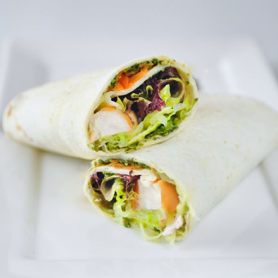 Wraps with Smoked Chicken