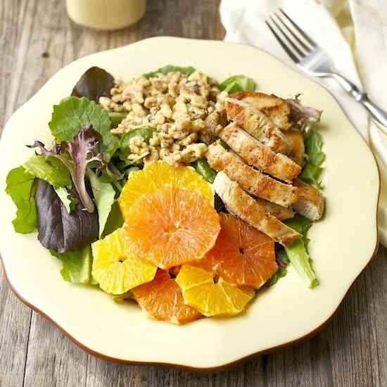 Chicken, Orange & Walnut Salad