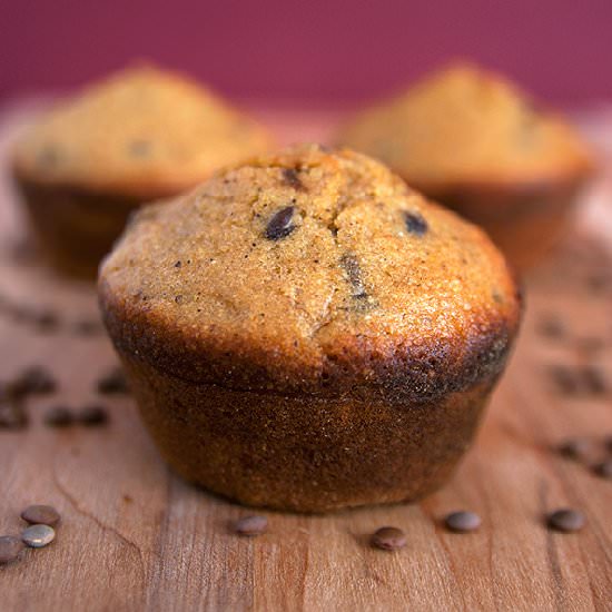 Lentil Cornbread Muffins