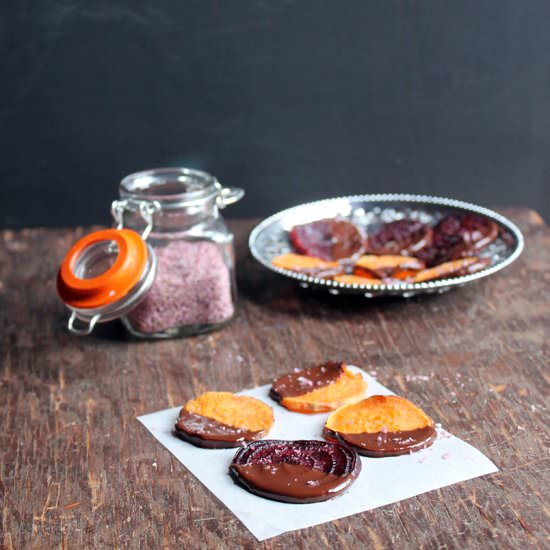 Chocolate Beets and Sweet Potato