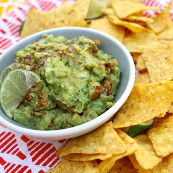 Chipotle Guacamole and Chips