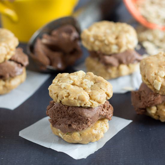 Skinny Ice Cream Sandwiches