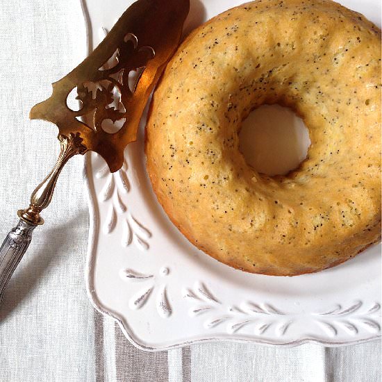 Lemon Poppy Seed Syrup Cake