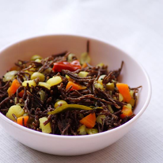 Vegetable Ragi Semiya Upma
