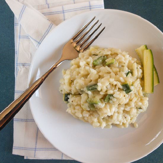 Zucchini risotto