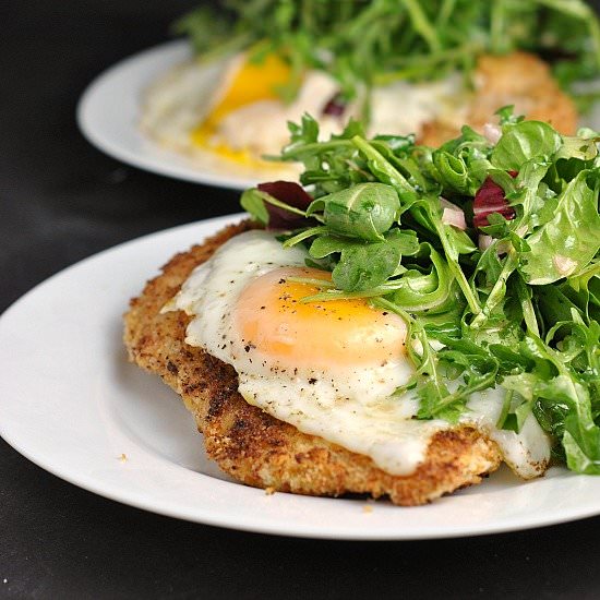 Crispy Baked Chicken with Egg