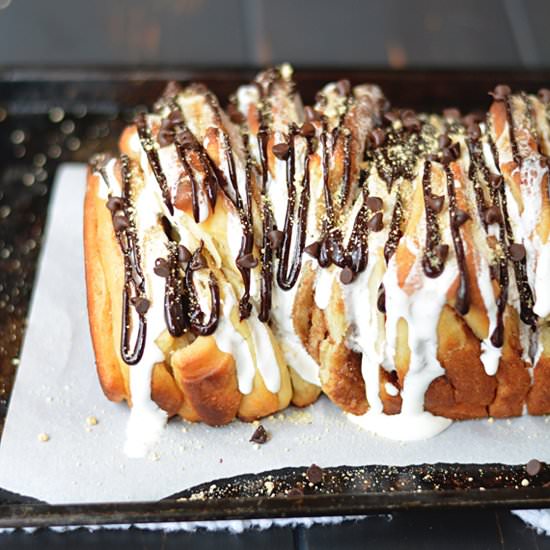 S’mores Pull-Apart Bread