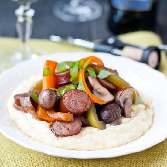 Chicken Sausage & Mushroom Skillet