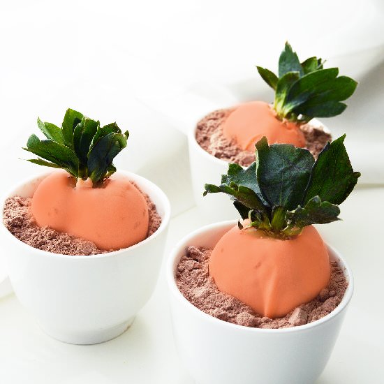 Chocolate Dipped Easter Carrots