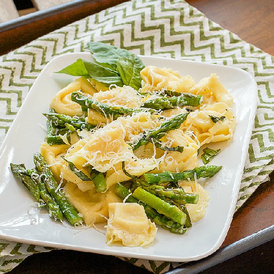 Tortellini with Asparagus