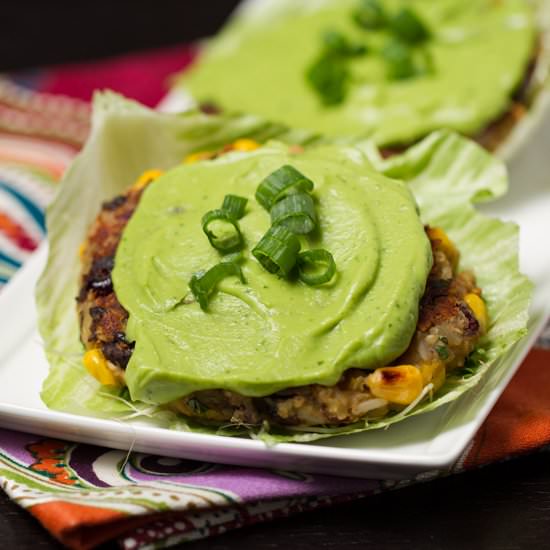 Sweet Potato Black Bean Burgers