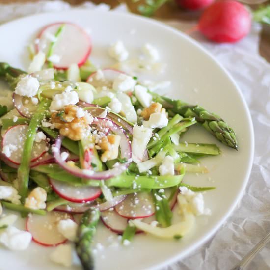 Spring Salad with Shaved Asparagus