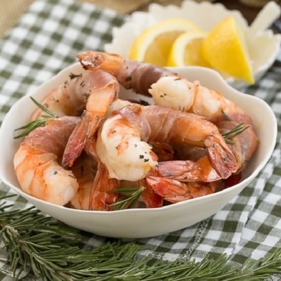 Rosemary and Prosciutto Shrimp