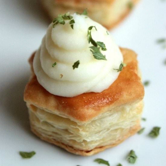 Pork & Garlic Mashed Potato Biscuits